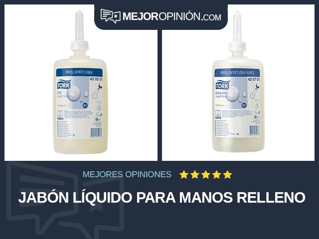 Jabón líquido para manos Relleno