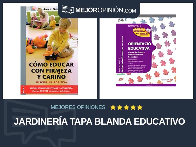 Jardinería Tapa blanda Educativo