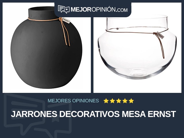 Jarrones decorativos Mesa Ernst