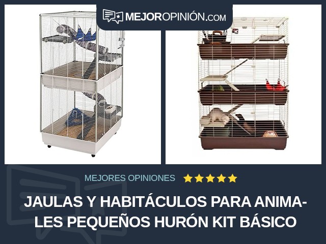 Jaulas y habitáculos para animales pequeños Hurón Kit básico