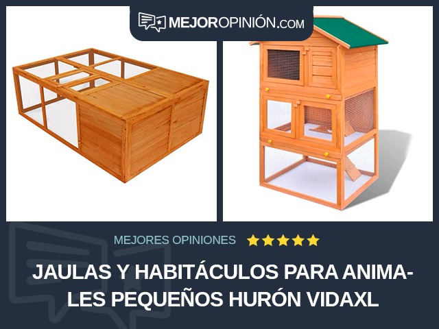 Jaulas y habitáculos para animales pequeños Hurón vidaXL