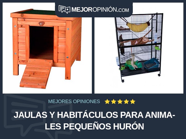 Jaulas y habitáculos para animales pequeños Hurón