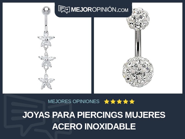 Joyas para piercings Mujeres Acero inoxidable