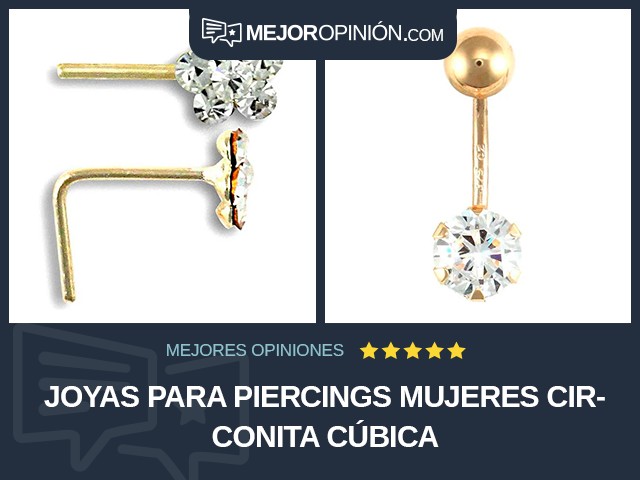 Joyas para piercings Mujeres Circonita cúbica