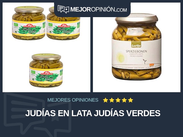 Judías en lata Judías verdes