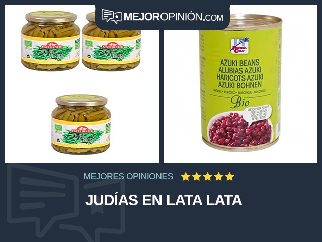 Judías en lata Lata