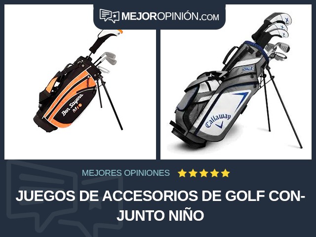Juegos de accesorios de golf Conjunto Niño