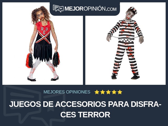 Juegos de accesorios para disfraces Terror