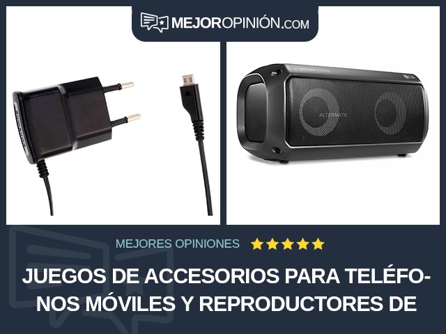 Juegos de accesorios para teléfonos móviles y reproductores de MP3