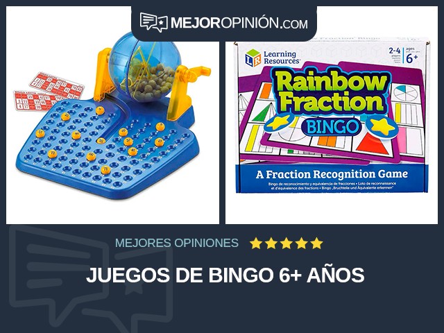 Juegos de bingo 6+ años