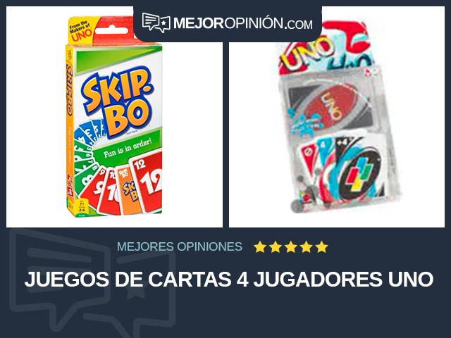 Juegos de cartas 4 jugadores Uno