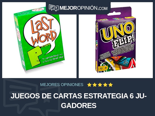 Juegos de cartas Estrategia 6 jugadores