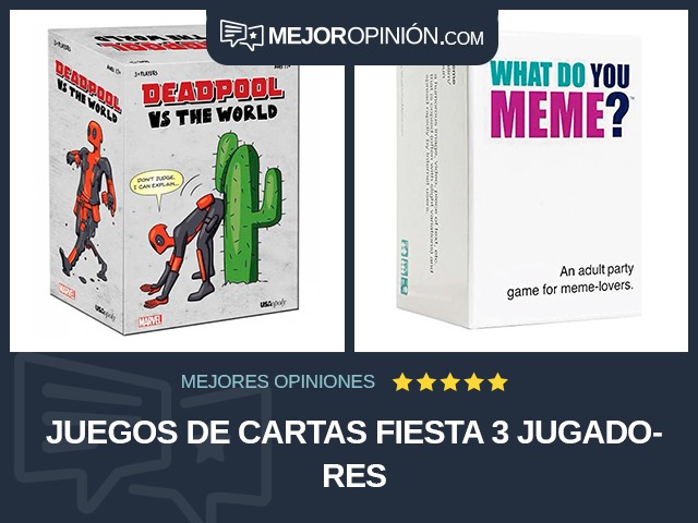 Juegos de cartas Fiesta 3 jugadores