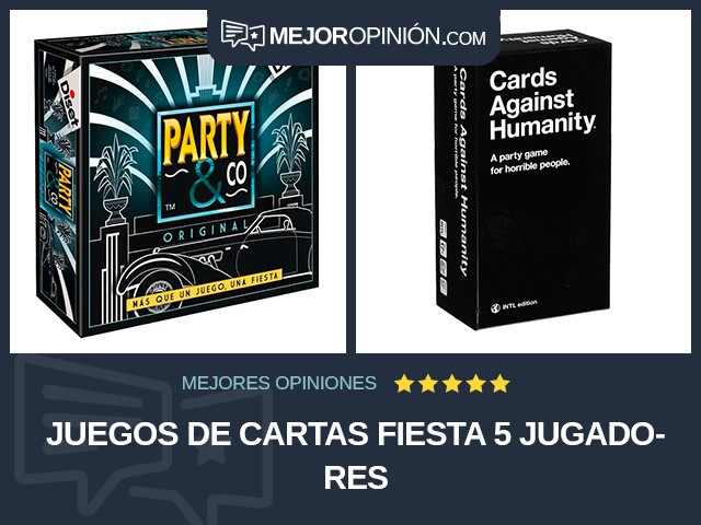 Juegos de cartas Fiesta 5 jugadores