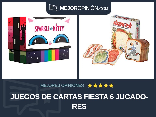 Juegos de cartas Fiesta 6 jugadores