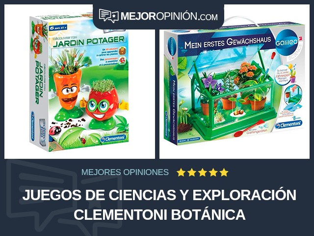 Juegos de ciencias y exploración Clementoni Botánica