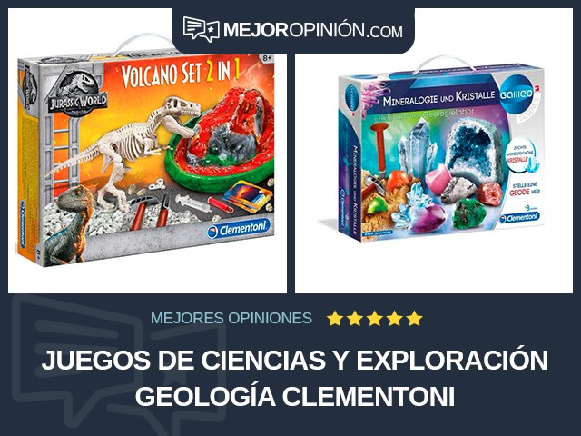 Juegos de ciencias y exploración Geología Clementoni