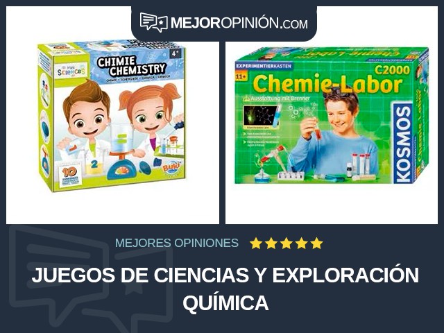 Juegos de ciencias y exploración Química