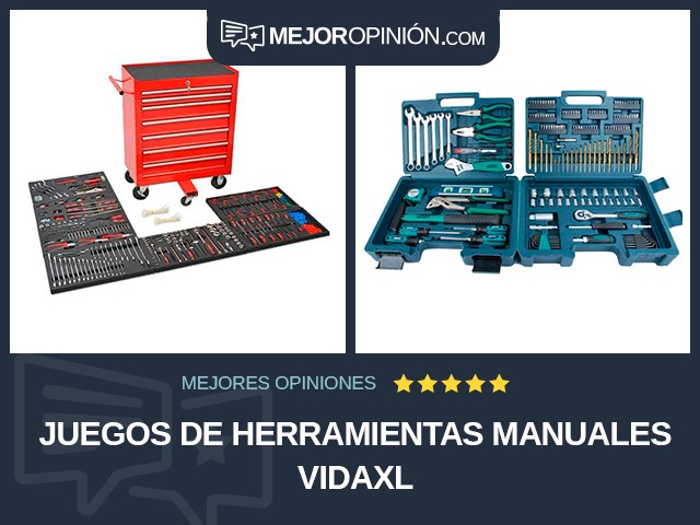 Juegos de herramientas manuales vidaXL