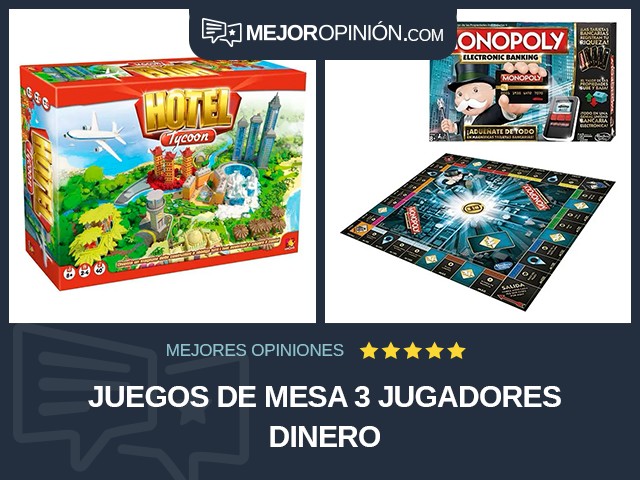 Juegos de mesa 3 jugadores Dinero