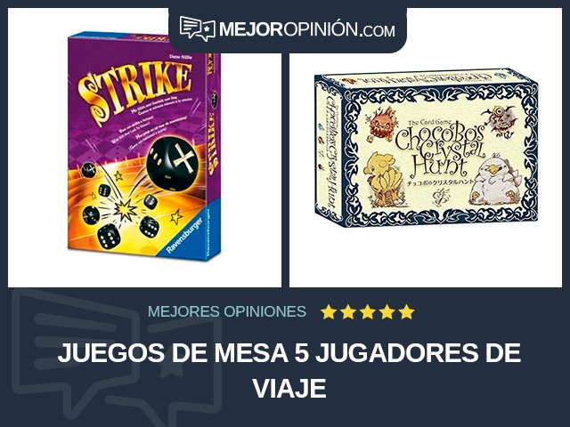 Juegos de mesa 5 jugadores De viaje