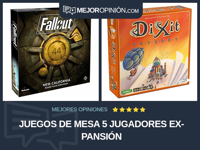 Juegos de mesa 5 jugadores Expansión