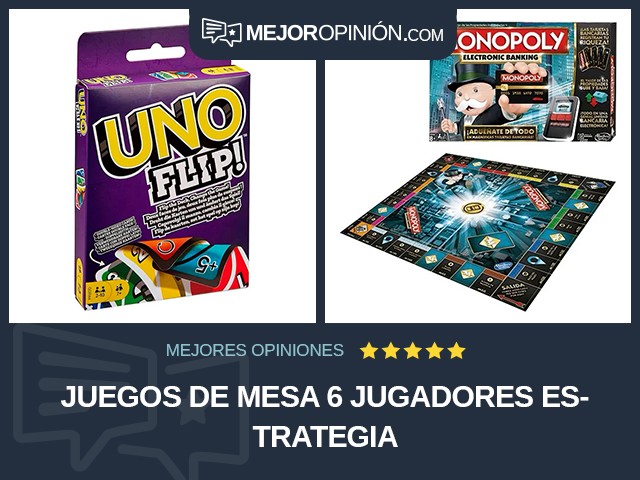 Juegos de mesa 6 jugadores Estrategia