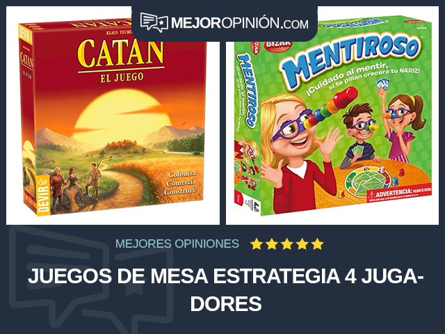 Juegos de mesa Estrategia 4 jugadores