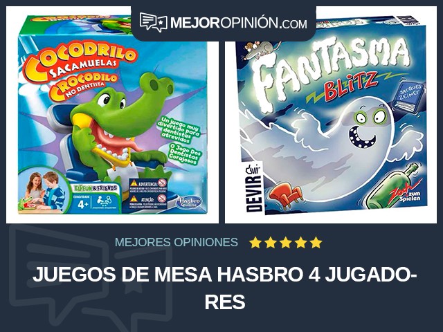 Juegos de mesa Hasbro 4 jugadores