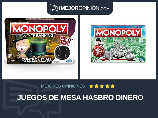 Juegos de mesa Hasbro Dinero