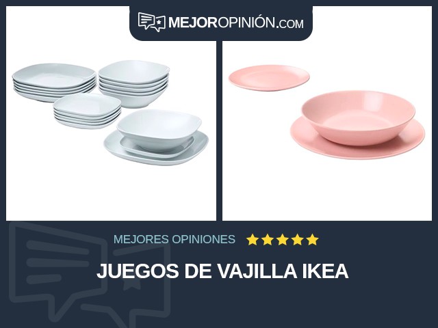 Juegos de vajilla IKEA