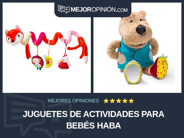 Juguetes de actividades para bebés HABA