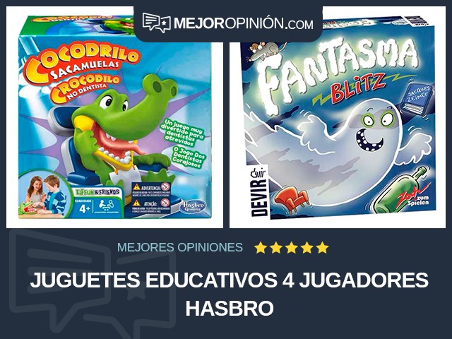 Juguetes educativos 4 jugadores Hasbro