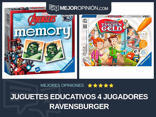 Juguetes educativos 4 jugadores Ravensburger