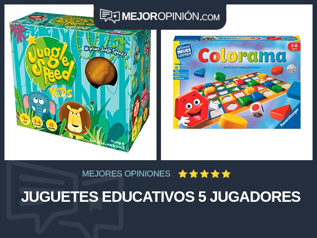 Juguetes educativos 5 jugadores