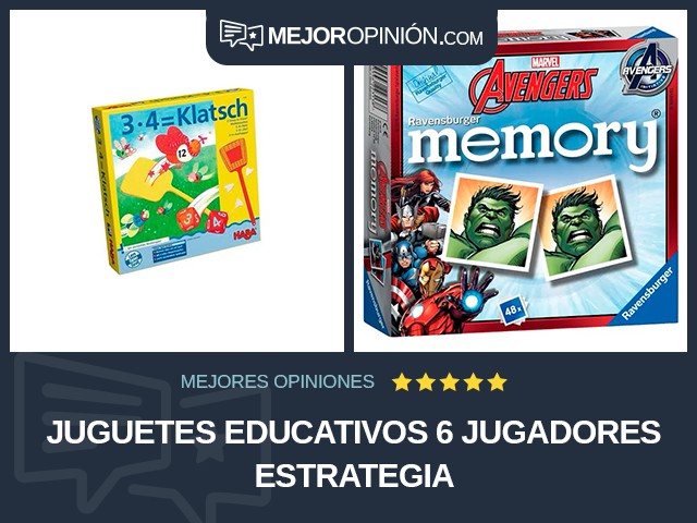 Juguetes educativos 6 jugadores Estrategia