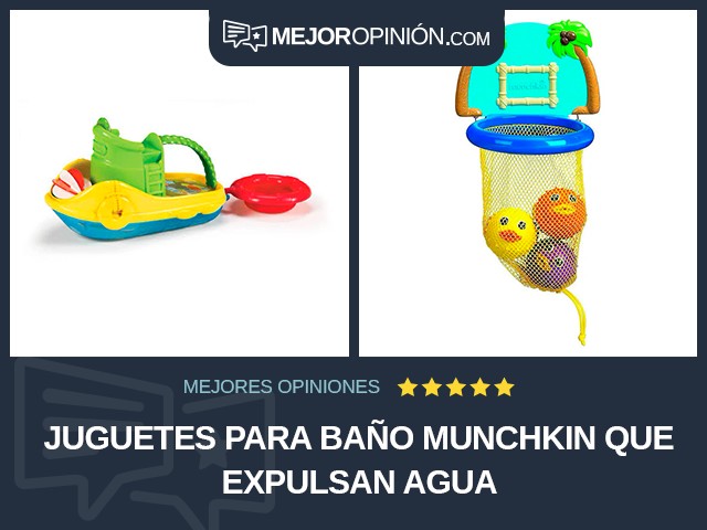 Juguetes para baño Munchkin Que expulsan agua