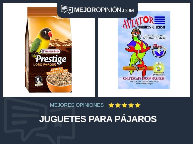 Juguetes para pájaros