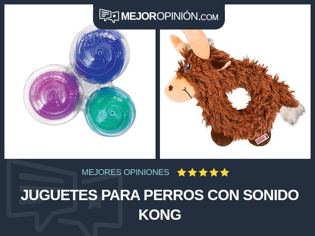 Juguetes para perros Con sonido KONG