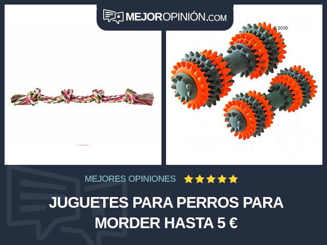 Juguetes para perros Para morder Hasta 5 €