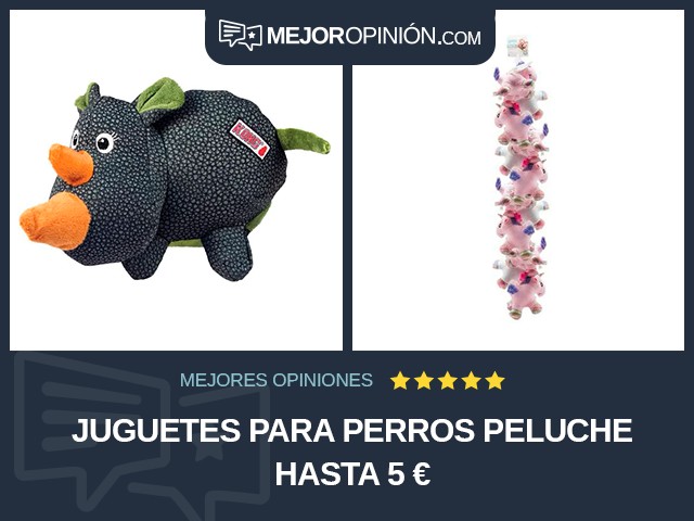 Juguetes para perros Peluche Hasta 5 €