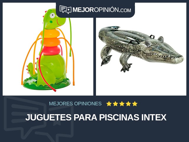 Juguetes para piscinas Intex