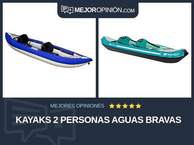 Kayaks 2 personas Aguas bravas