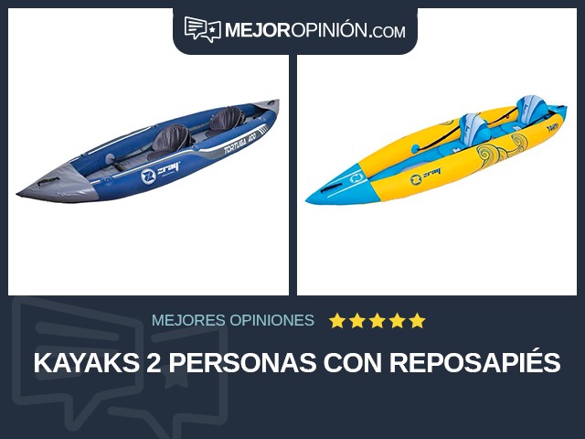 Kayaks 2 personas Con reposapiés