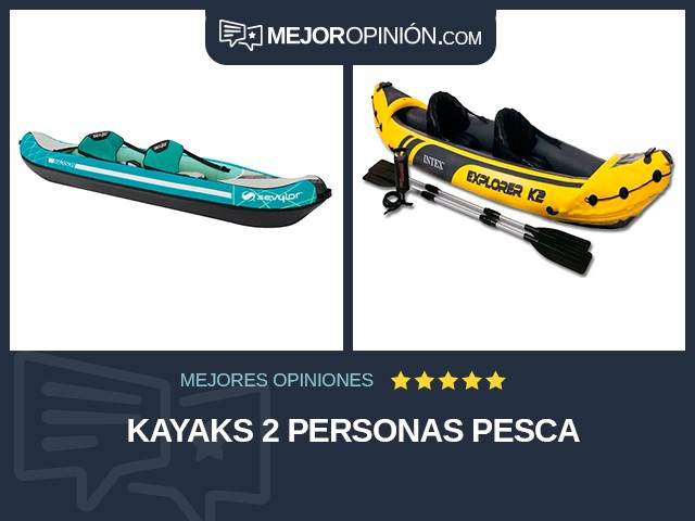 Kayaks 2 personas Pesca