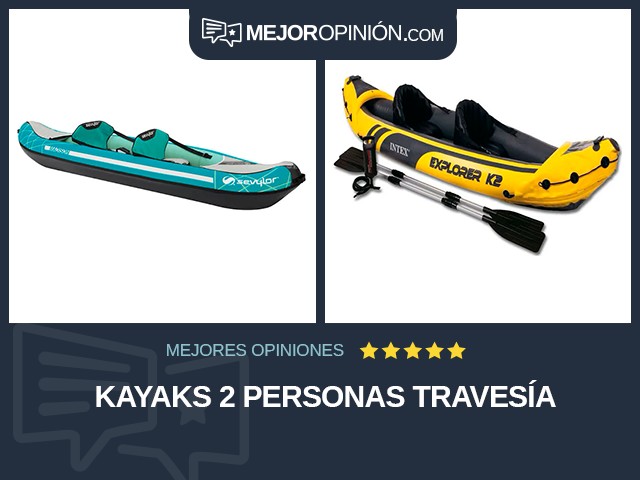 Kayaks 2 personas Travesía