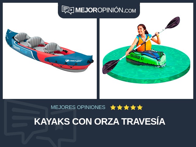 Kayaks Con orza Travesía