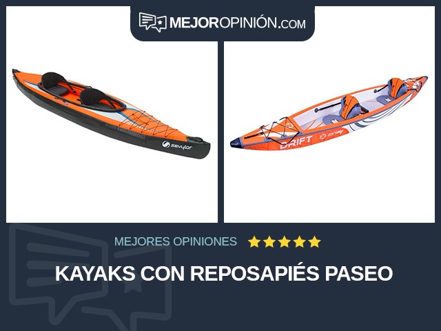 Kayaks Con reposapiés Paseo