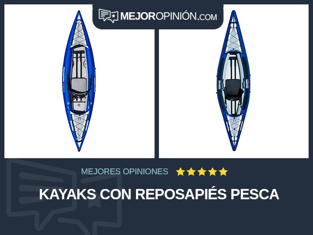 Kayaks Con reposapiés Pesca
