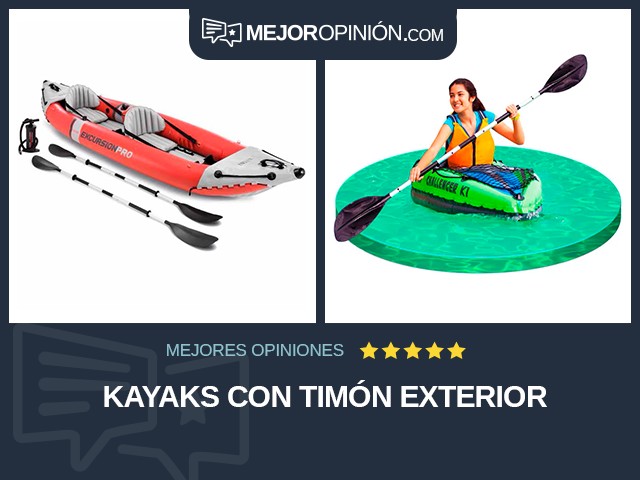 Kayaks Con timón Exterior